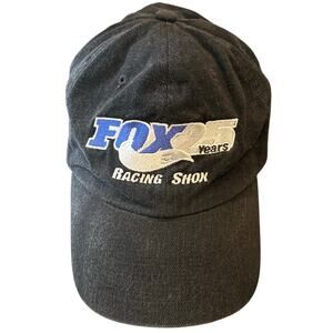 Fox Racing Shok Hat, 25 Years Commemorative Blk Hat, Ball Cap, Baseball Hat